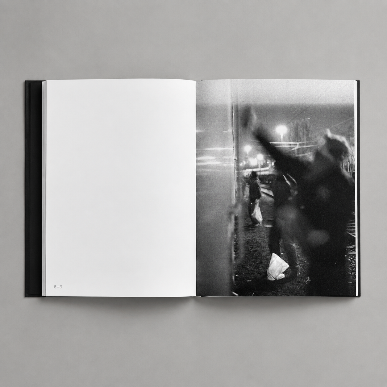 BACKFLASHES — spread, pages 8—9